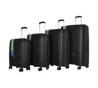 XPLR Polypropylene Hardshell 8 Wheeled Suitcase (Pack of 4) TC1045