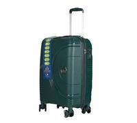 Xplr Polypropylene Lightweight Hardshell 8 Wheeled Suitcase (Pack Of 3) Green (One Size)