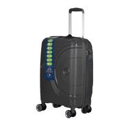 Xplr Polypropylene Lightweight Hardshell 8 Wheeled Suitcase (Pack Of 3) Grey (One Size)
