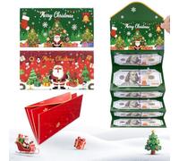 XPMBF New 2Pcs Christmas Cash Gift Envelopes, Christmas Gift Card Holder