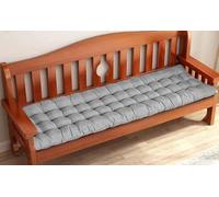 Xpnit 8cm Bench Cushion 2/3 Seater Garden Bench Cushions Pad,80/100/120cm Cotton Long Bench Cushion Pad for Home Chaise Swing Patio Sofa (120x40cm,Grey)