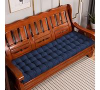 Xpnit Garden Bench Cushion 2 3 Seater,Indoor Outdoor Sun Lounger Cushion Chair Cushions Pads for Patio,Swing,Rattan,Hanging Chair (165x55cm,Blue)