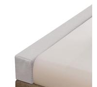 Xpnit Waterproof Long Bed Gap Filler,Twin Bed Bridge Soft Bed Mattress Extender,Sofa Armrest Support Cushion Bedside Protection Cushion (10 * 10 * 180cm,Grey)