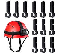 XPOOP 12 Pcs Headlamps Clips, Helmet Headlamp Clips Hardhat Hooks, Hardhat Hooks Helmet Clips, Plastic Headlamp Clip Hooks, Hardhat Headlamp Clips, Headlamp Hook, Hardhat Clips