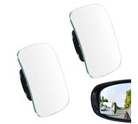 XPOOP 2 Pcs Adjustable Blind Spot Mirror, 360 Degree Wide Angle Rear View Car Side Convex Rearview Mirrors for Cars, Wing Mirror
