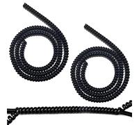 XPOOP 2 x 90 cm Scooter Spiral Cable Protection Tube Cable Protector Tool Cable Tidy Tube E-Bike Cable Organizer Pipe Protection Spiral Wrap Winding Cable Wire Protector Cover Tube Black