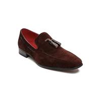 Xposed Brown Suede Tassel Loafers [Jersey-Brown-Suede, UK/US 6 EU 40]