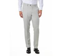 Xposed Calix â€“ Grey Wool Mix Herringbone Tailored Suit Trousers [TRS-Calix-LT.Grey, UK/US 36 EU 46]
