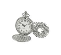 Xposed Classic 1920s Retro Full Hunter Pocket Watch & Chain - Quartz Movement, Gift Box