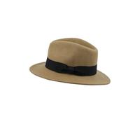 XPOSED Crushable Fedora Hat - 100% Wool, Water Resistant, Stylish Design in Camel | Size: XL XPOSED Camel XL
