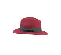 XPOSED Crushable Fedora Hat - 100% Wool, Water Resistant, Stylish Design in Maroon | Size: XL XPOSED Maroon XL