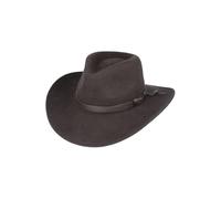 XPOSED Crushable Pure Wool Felt Cowboy Hat For Ultimate Style & Comfort in Brown | Size: XL XPOSED Brown XL