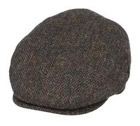 Xposed Harris Tweed 100% Pure Scottish Wool Flat Cap Classic Hand Woven Hat for Menâ€™s [ HT202GRN-GREEN-XL]