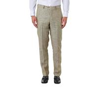 Xposed Lewis Mens 100% Linen Suit Trousers Smart Casual Classic Tailored Fit Formal Pants