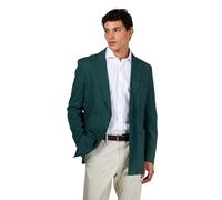 Xposed LLOYD - Green Pinstripe Pure Linen Jacket [BLZ-DB-LLYOD-GREEN-44 UK]