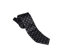 Xposed Men Polka Dot Necktie 3 Piece Gift Box Tie Pocket Square Handkerchief Cufflinks [TIESET-3884]