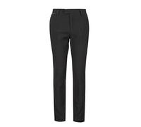 Xposed Men’s Black Tuxedo Trousers with Satin Tape Tailored Fit Flat Front Dress Pants