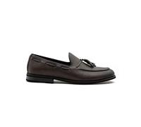 Xposed Men’s Faux Leather Tassel Loafers London - Classic Smart Slip-On Shoes (Black, Navy, Brown, Tan)