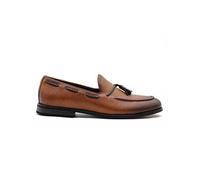 Xposed Men’s Faux Leather Tassel Loafers London - Classic Smart Slip-On Shoes (Black, Navy, Brown, Tan)