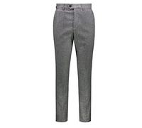 Xposed Men’s Grey Tweed Trousers Classic Textured Herringbone 1920s Tailored Fit Suit Pants