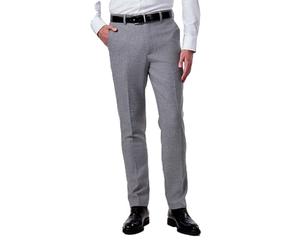 Xposed Men’s Tailored Suit Trousers Flannel Wool Blend Stretch Tapered Leg Pants