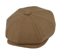 Xposed Men’s Tweed Wool Blend Newsboy Flat Cap Heritage 1920s Gatsby 8 Panel Peak Hat