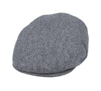Xposed Menâ€™s Classic Wool Blend Flat Cap Countryside Retro 1920s Gatsby Plain Hat [WF2171-CHARCOAL-S]