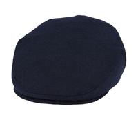 Xposed Menâ€™s Classic Wool Blend Flat Cap Countryside Retro 1920s Gatsby Plain Hat [WF2171-NAVY-S]