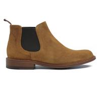 Xposed Menâ€™s Soft Italian Suede Chelsea Boots Classic Handmade Flexible Leather Sole [IT-7148-WRINKLE-BRU-43]