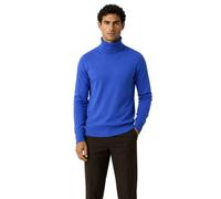XPOSED Men's 100% Cotton Fine Knit Roll Neck Jumper in Blue | Size: XL XPOSED Blue XL
