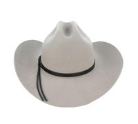 Xposed Mens 100% Pure Wool Stiff Cowboy Hat Outback Cattleman Wide Brim Western Rancher [CY313SND-SAND-M]