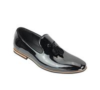 Xposed Men's Blue Faux Leather & Suede Star Pattern Loafers - Size 6 to 12