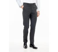 XPOSED Men's BRUCE Herringbone Trousers Stylish Events in Charcoal | Size: 38 XPOSED Charcoal 38