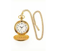 XPOSED Men's Classic 1920s Retro Pocket Watch & Chain in Gold XPOSED Gold One Size