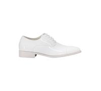 XPOSED Men's Classic Oxford Lace-up Toe Cap Shoes in White | Size: 9 XPOSED White 9