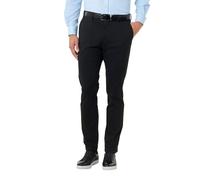 XPOSED Men's Cotton Stretch Chino Pants All Seasons in Black | Size: 44 XPOSED Black 44