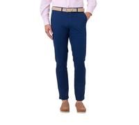 XPOSED Men's Cotton Stretch Chinos Ultimate Comfort Style in Navy | Size: 38 XPOSED Navy 38