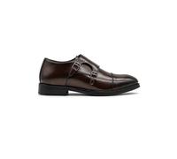 XPOSED Men's Double Monk Strap Cap Toe Formal Shoes in Brown | Size: 11 XPOSED Brown 11