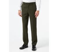 XPOSED Men's Edward Herringbone Tailored Fit Suit Pants - 1920s Inspired Style in Green | Size: 42 XPOSED Green 42