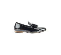 XPOSED Men's Elegant Faux Leather Slip-On Loafers in Black | Size: 7 XPOSED Black 7