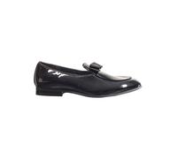 XPOSED Men's Elegant Patent Leather Loafers with Bow Tie in Black | Size: 11 XPOSED Black 11