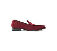 XPOSED Men's Elegant Velvet Tuxedo Slippers for Formal Occasions in Maroon | Size: 10 XPOSED Maroon 10
