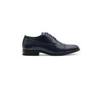 XPOSED Men's Faux Leather Derby Dress Shoes in Navy | Size: 10 XPOSED Navy 10