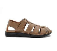 Adjustable Crossover Summer Sandals Comfortable Faux Leather Design XPOSED Beige 11