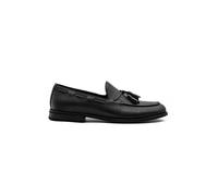 XPOSED Men's Faux Leather Tassel Loafers in Black | Size: 10-Standard Fit XPOSED Black 10-Standard Fit