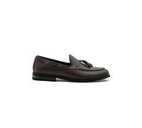 XPOSED Men's Faux Leather Tassel Loafers in Brown | Size: 8 XPOSED Brown 8