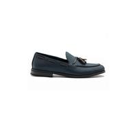 XPOSED Men's Faux Leather Tassel Loafers in Navy | Size: 8-Standard Fit XPOSED Navy 8-Standard Fit