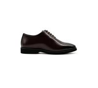 XPOSED Men's Faux Leather Whole-Cut Oxford Brogue Shoes in Brown | Size: 8 XPOSED Brown 8