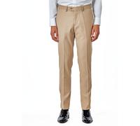 XPOSED Men's Formal Tailored Dress Suit Trousers in Cream | Size: 40 XPOSED Cream 40