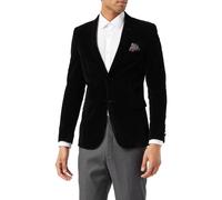 XPOSED Men's GARY Velvet Blazer - Stylish & Versatile in Black | Size: 36 XPOSED Black 36